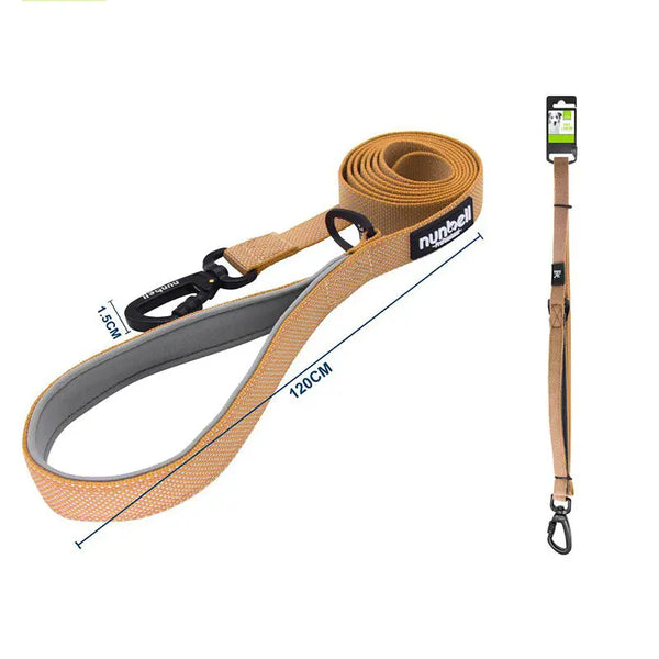 Correa Multifuncion para perros Naranja DecoHome