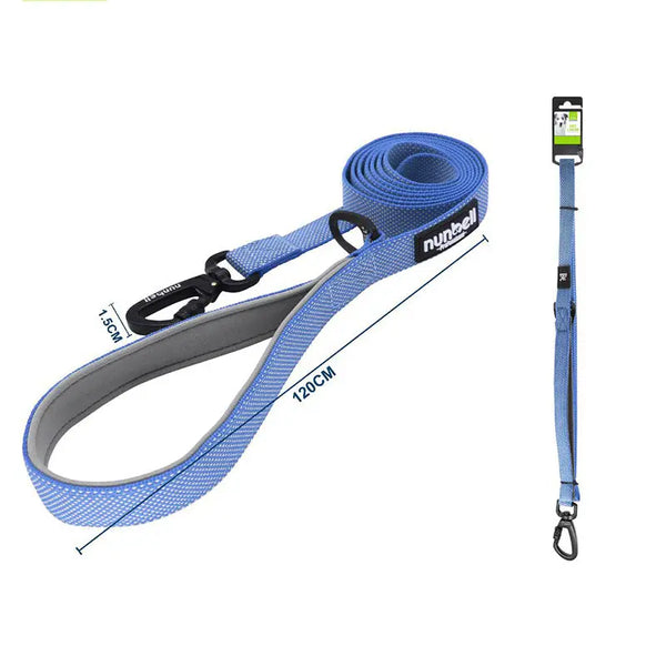 Correa Multifuncion para perros Azul DecoHome