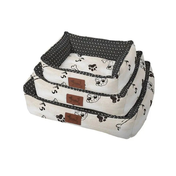Cuna Fibra Estampado para Gatos DecoHome